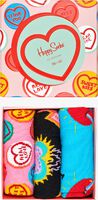 Mehrfarbige/Bunte HAPPY SOCKS I LOVE YOU GIFT BOX Socken - medium