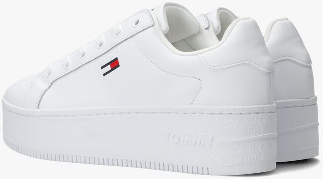 Weiße TOMMY JEANS Sneaker low TOMMY JEANS FLATFORM ESSENTIAL - large
