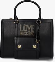 Schwarze LOVE MOSCHINO Handtasche LETTERING 4065 - medium