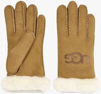 Braune UGG Handschuhe SHEEPSKIN LOGO - medium