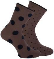 Braune MARCMARCS Socken JADE 2-PACK  - medium