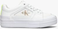 Weiße CALVIN KLEIN Sneaker low VULC FLATFORM BOLD FLUO - medium