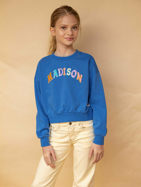 Blaue STREET CALLED MADISON Sweatshirt KEYSTONE - large