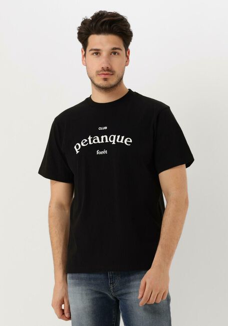 Schwarze FORÉT T-shirt PETANQUE - large