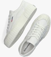Weiße SUPERGA 2631 STR. PLATFORM W-W Sneaker low - medium
