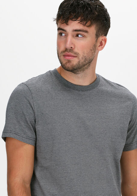 Schwarze SELECTED HOMME T-shirt NORMANI180 MINI STRIPE - large