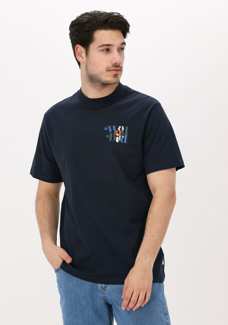 Dunkelblau Woodbird T-shirt MOLT WIRL TEE - large