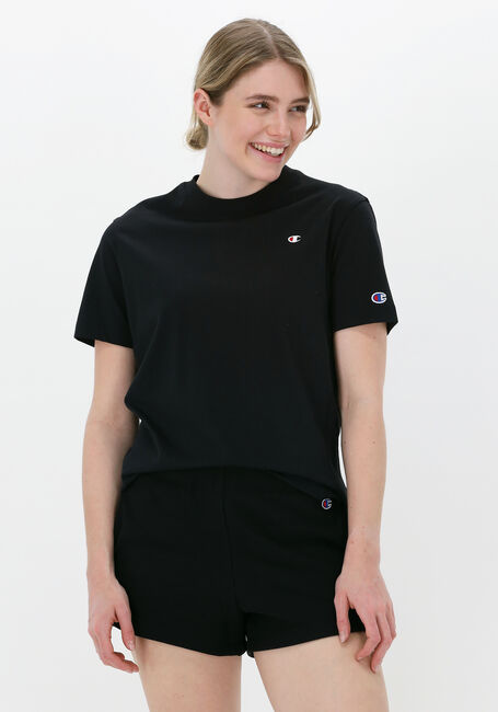 Schwarze CHAMPION T-shirt CREWNECK T-SHIRT 115109 - large
