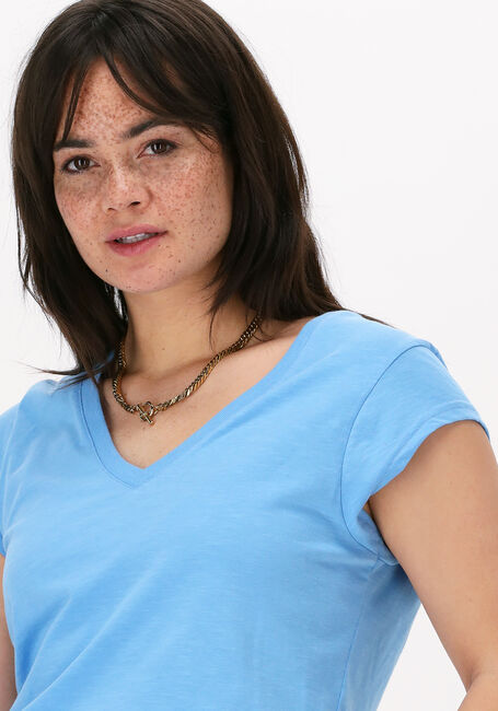Blaue CC HEART T-shirt BASIC V-NECK T-SHIRT - large