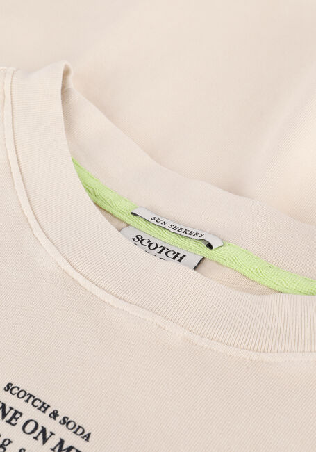 Sand SCOTCH & SODA T-shirt LOOSE-FIT ORGANIC COTTON T-SHIRT - large